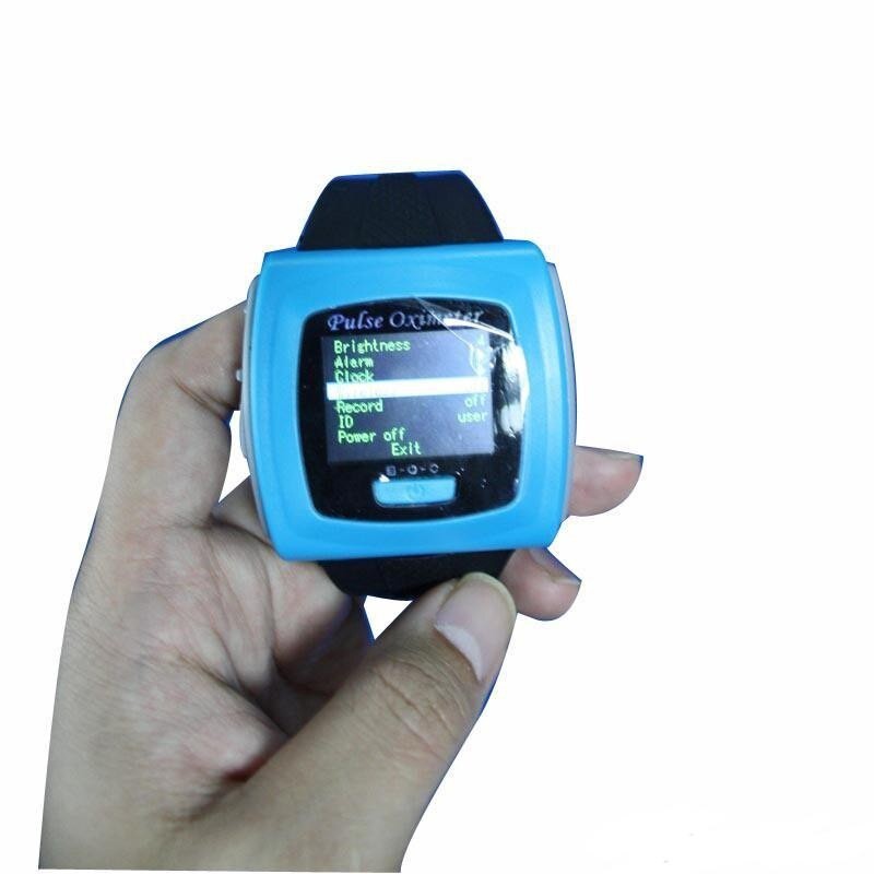 CMS50F Wrist Pulse Oximeter – Oxygen Monitor with Finger Probe