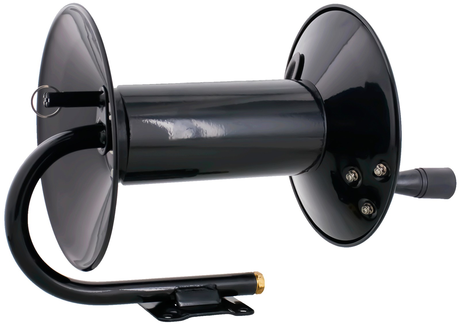 Steel Dragon Tools 4000 PSI 100′ Black Powder Coated Pressure Washer Hose Reel