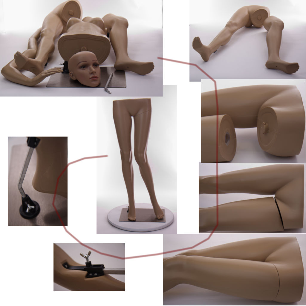 Female Full body Sexy brazilian mannequin +metal stand (no clothing)+extra head