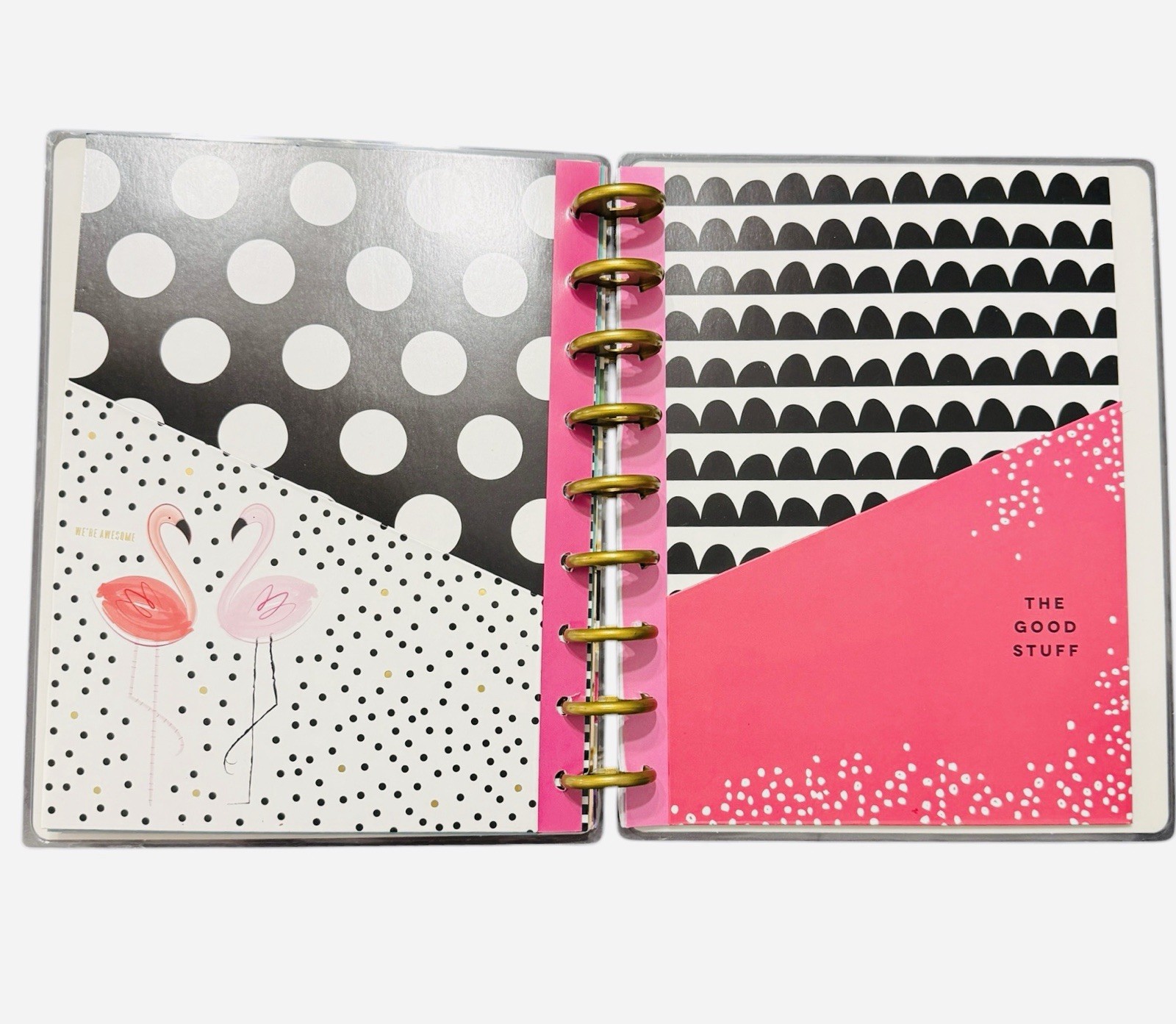 The Happy Planner Hello Beautiful Planner with Foldlers (no paper) 7″ X 9.25″