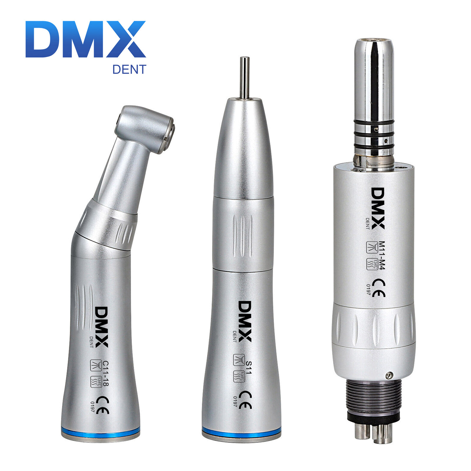 Dental Slow Speed Handpiece Inner Water Contra Angle/ Straight/ Air Motor 4-Hole