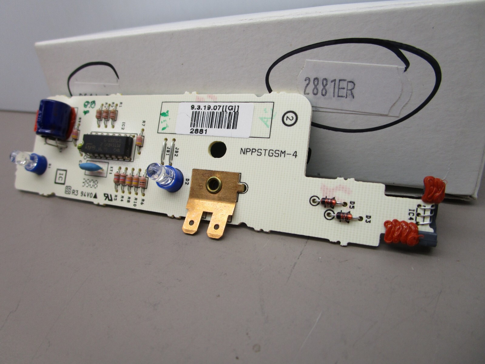 Karcher 8.614-015.0 Windsor Control Board 2881ER 9.1.19.07 2881 NPPSTGSM-4