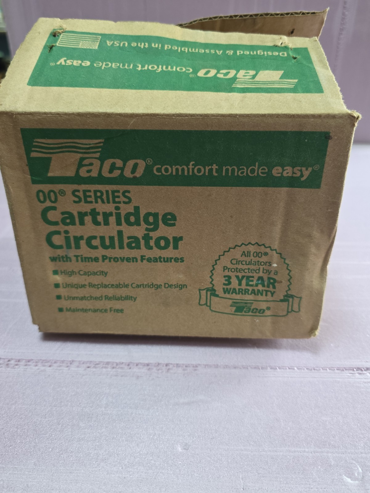 NEW GENUINE TACO 007-F7 CARTRIDGE CIRCULATOR 1/25 HP 115 V
