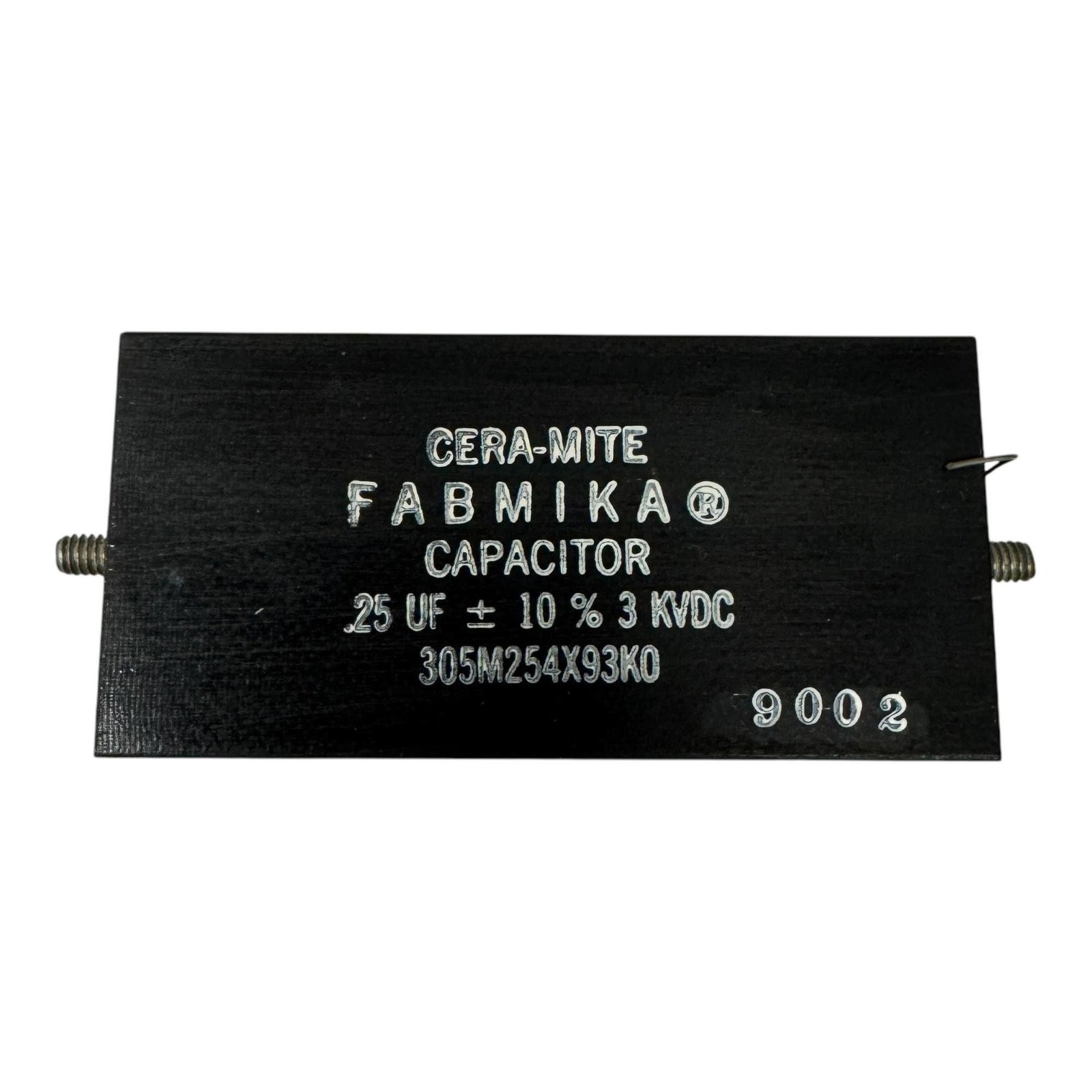 305M254X93K0 Sprague Fabmika High Voltage Capacitor 0.25uF 250nF 3000V 3kV 10% 7