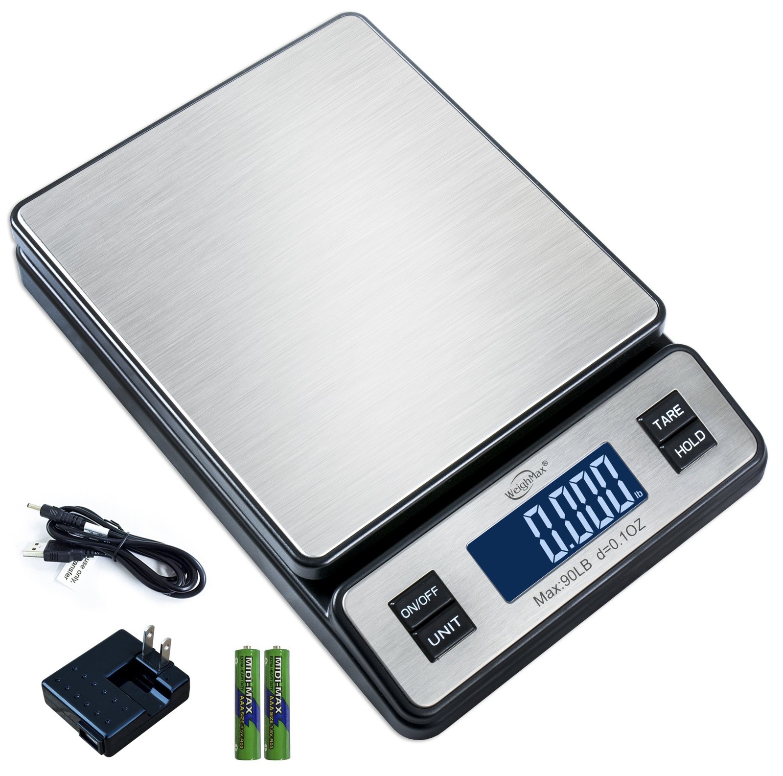 90Lbs Digital Shipping Postal Scale Weigh Ship for Ups Usps Fedex Ebay Package