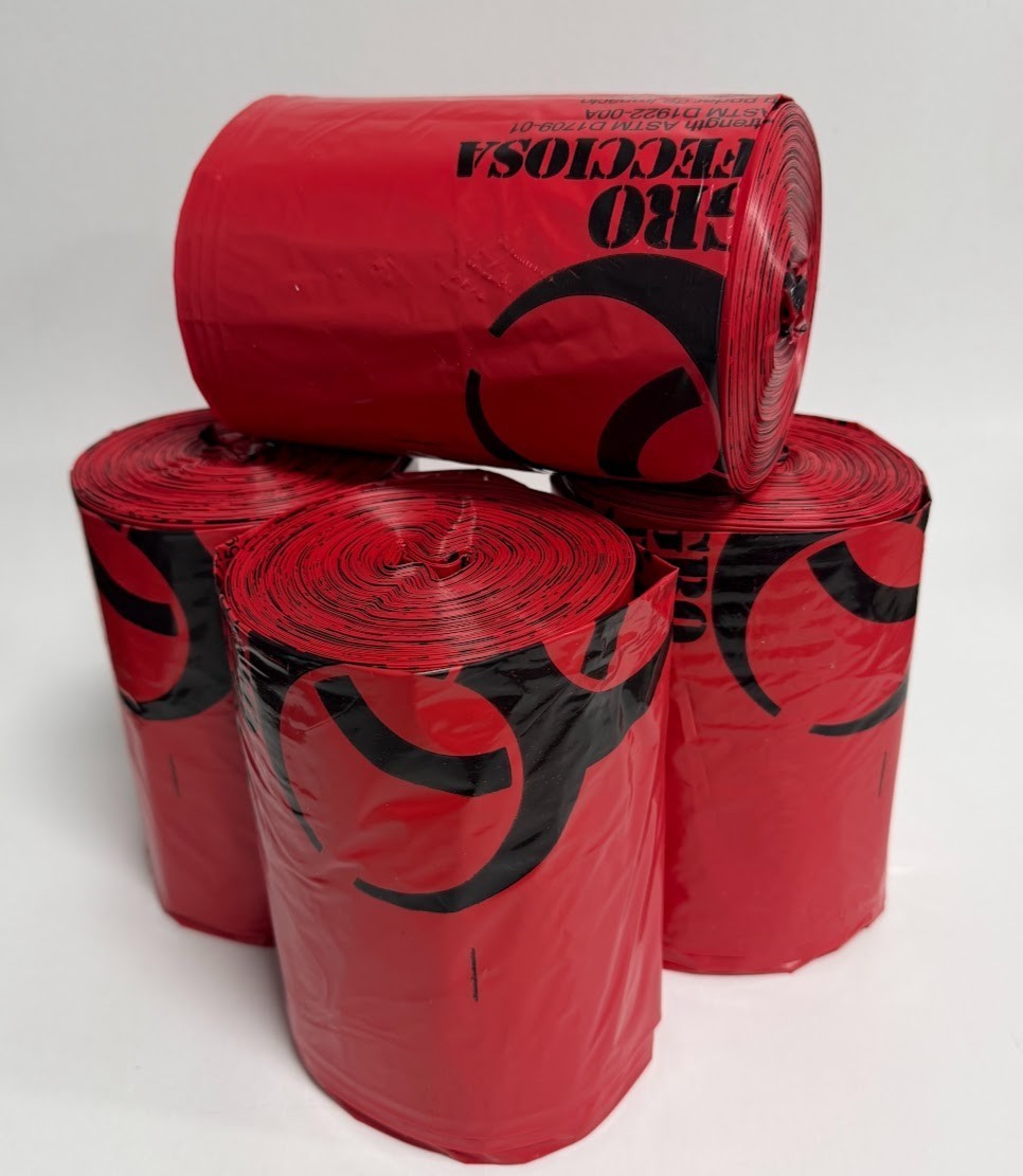 24″ x 32″ 10-16 Gallon Biohazard Can Liners, Red, 1.2 Mil (Qty 50-250) – Pitt P