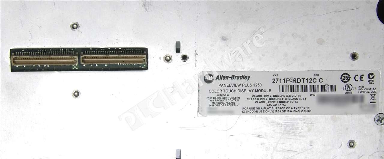 Allen Bradley 2711P-RDT12C /C PanelView Plus CE 1250 Color/Touch Display Module