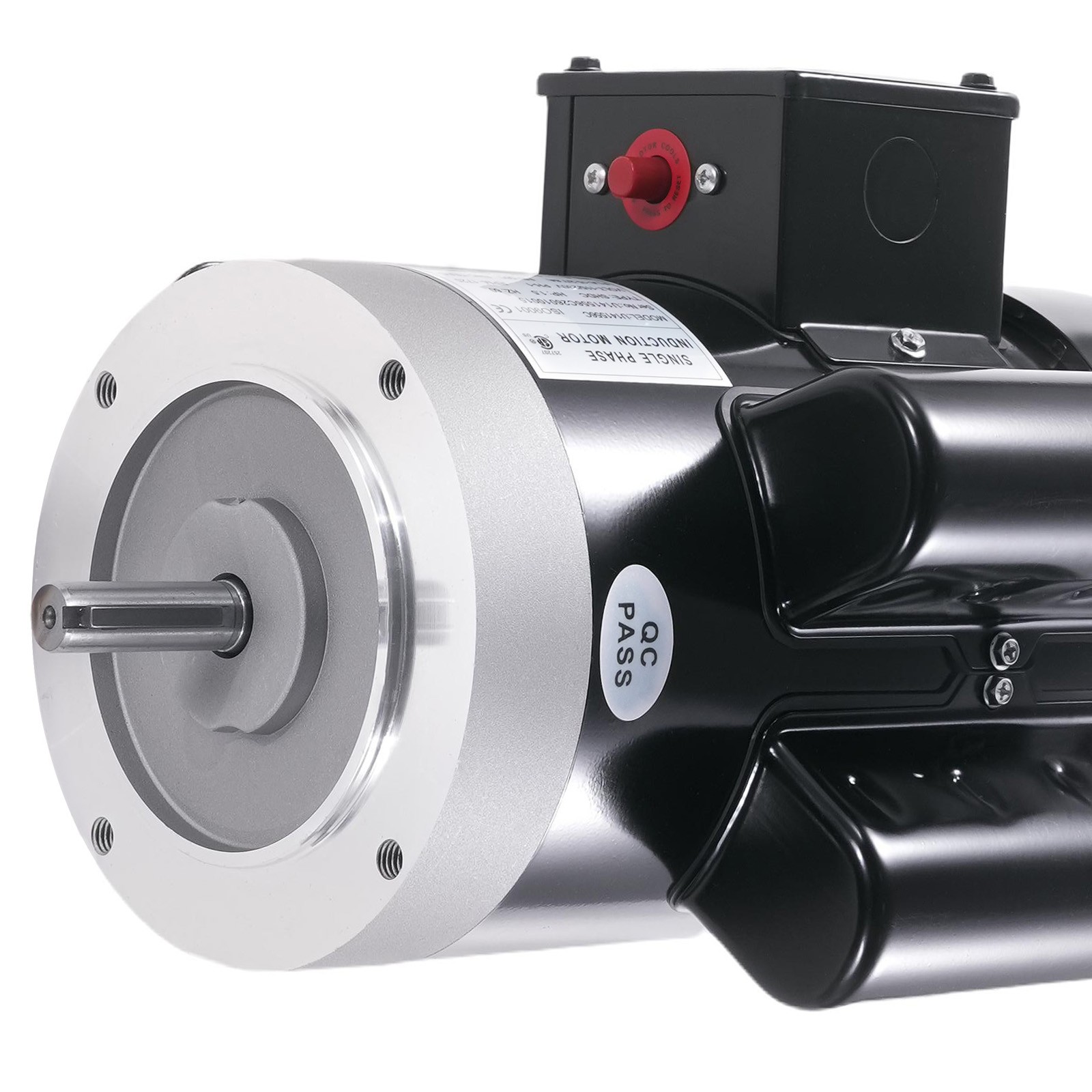 1.5HP Electric Motor 1725RPM AC115V/230V 56 Frame 1-Phase 5/8″ Keyed Shaft