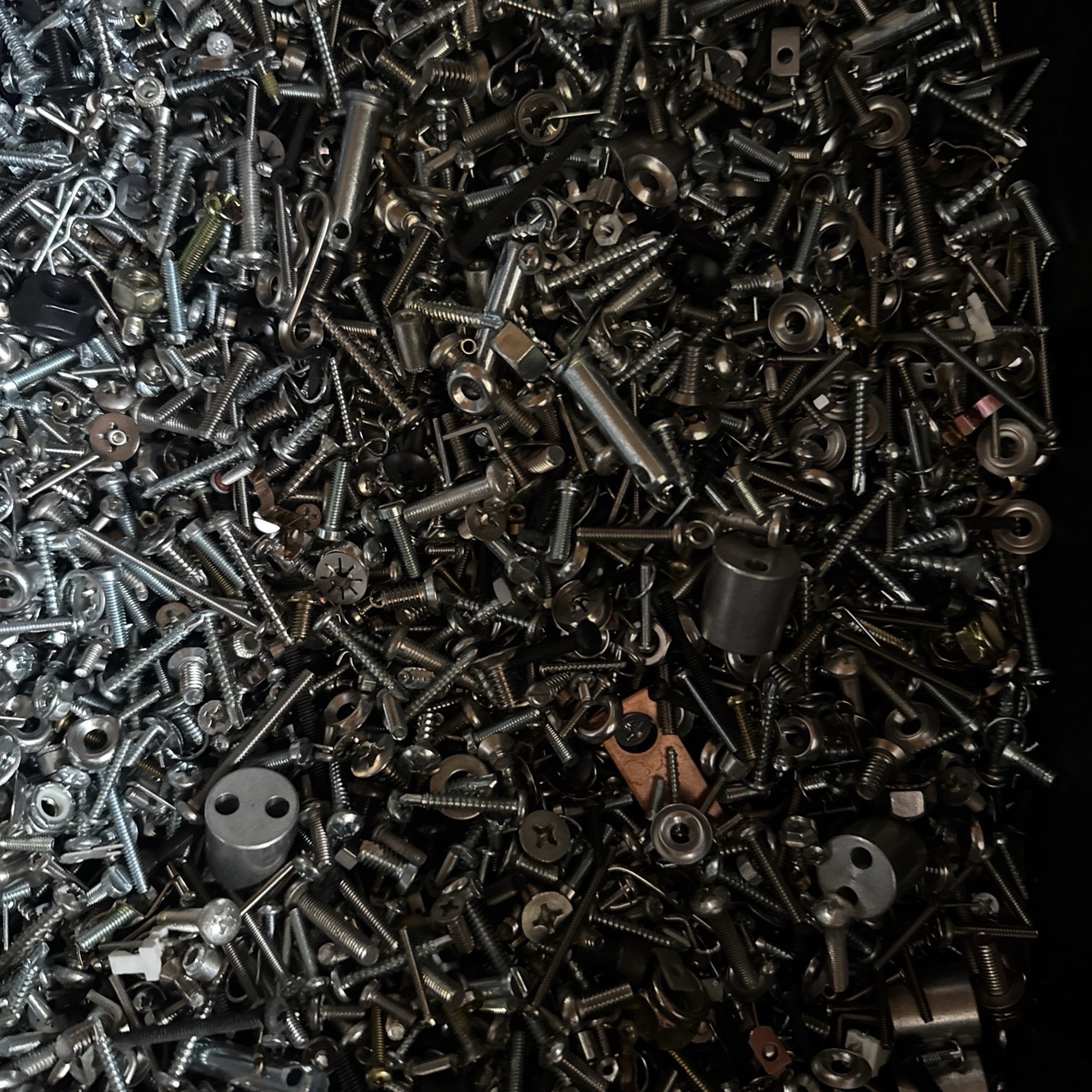 5 LBS: New MIXED LOT STEEL BOLTS NUTS SCREWS AND FASTENERS