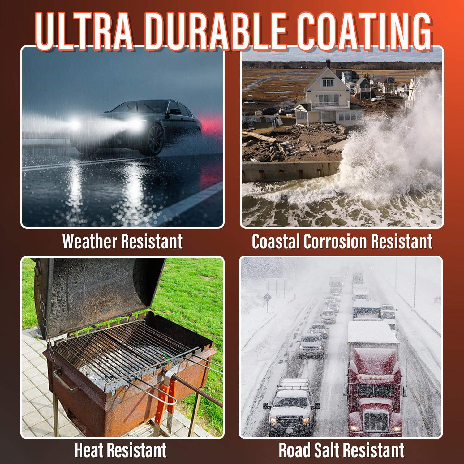 2 in 1 Rust Conveter for Metal Automotive (Matte Black), 35 oz Anti Rust Inhi…