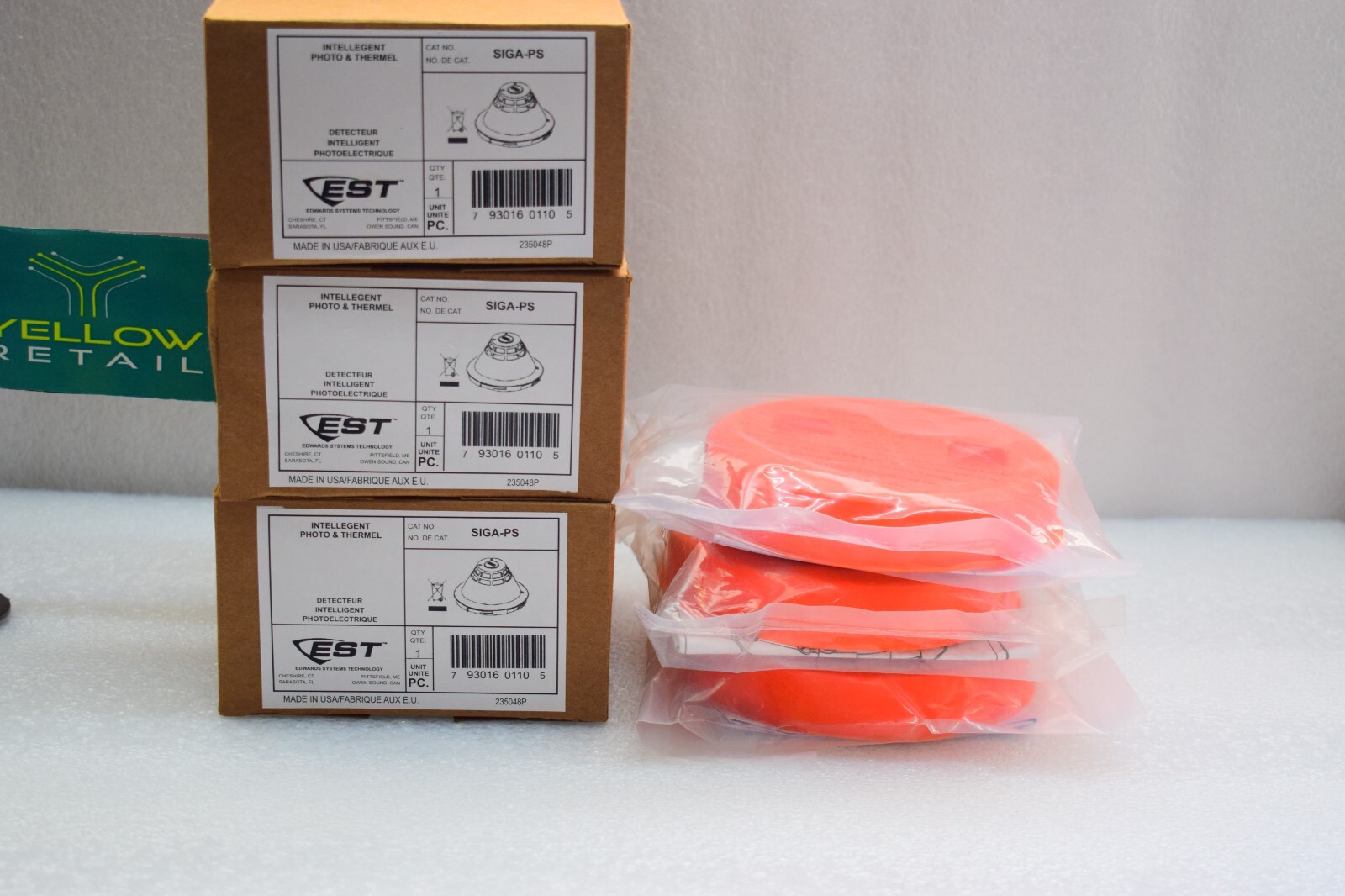 10Pcs lot Edwards EST SIGA-PS Intelligent Photoelectric Smoke Detector