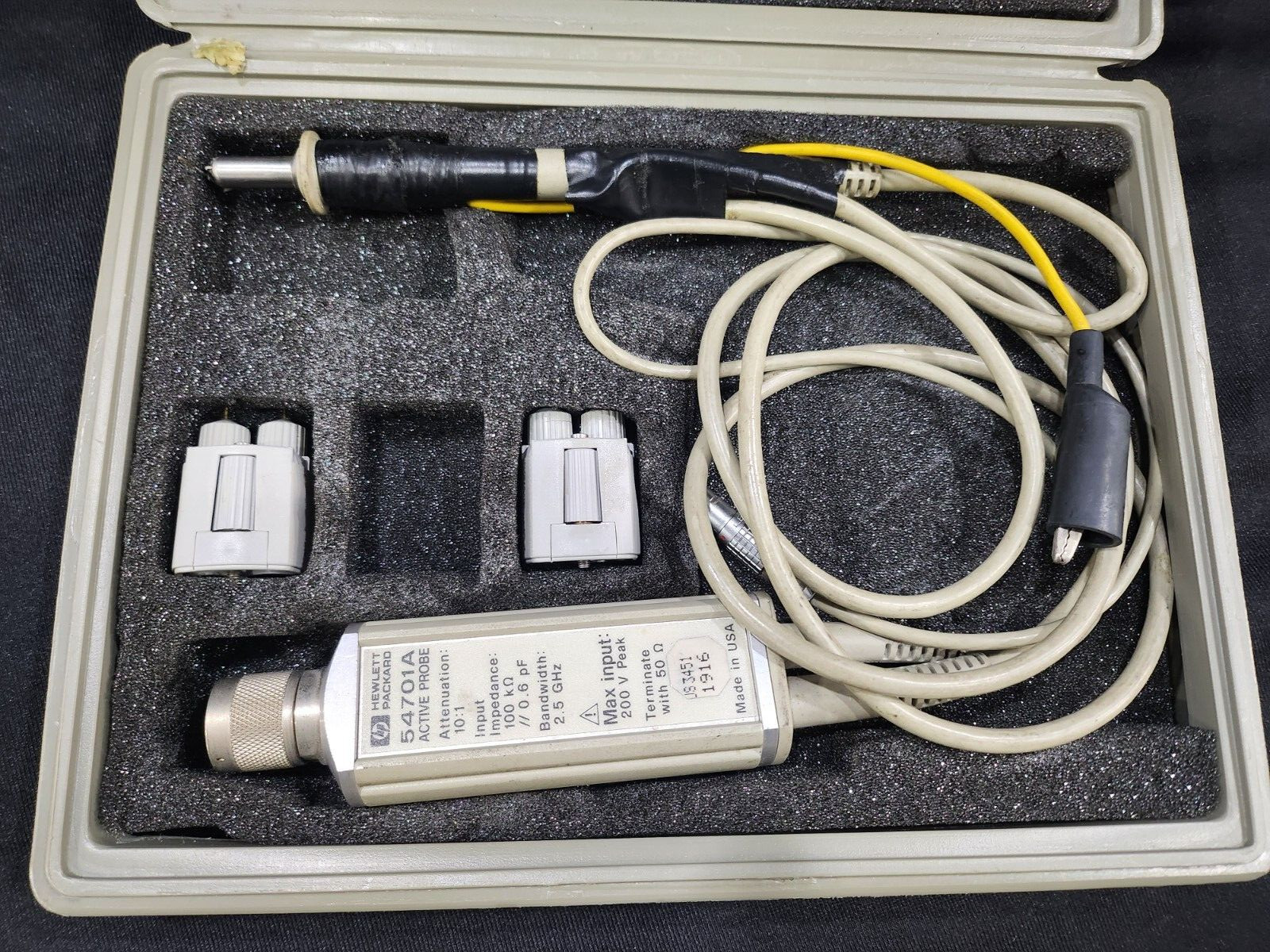 HP 54701A : 2.5GHz Active Probe, AS-IS