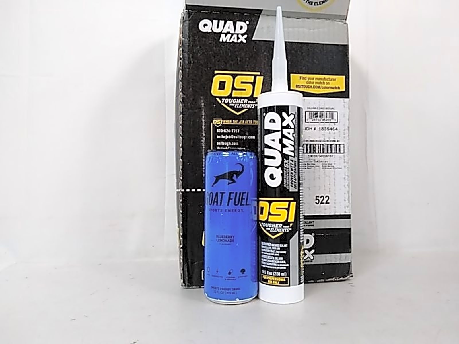 OSI QUAD MAX Window, Door & Siding Sealant, 9.5 fl oz Cartridges, 12-Pack