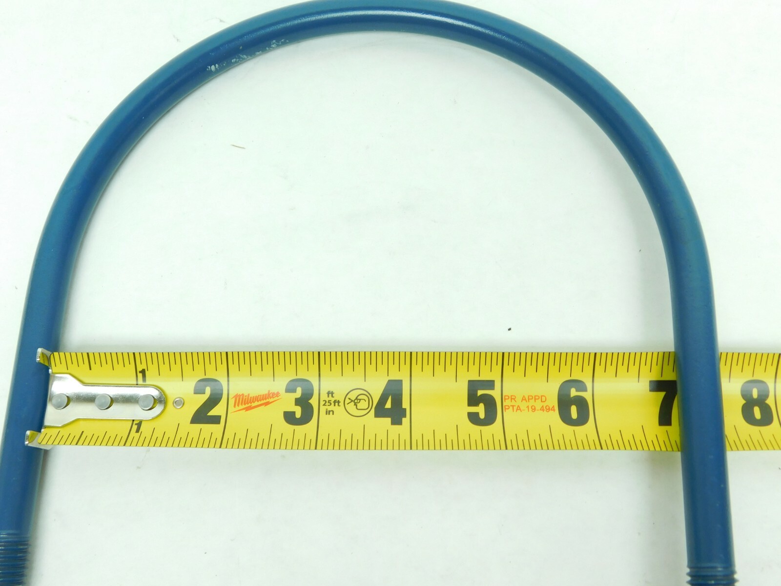 1/2-13 x 6-3/4″ U- BOLT Blue Anti-Corrosion BTF Coating Steel FOR 6″ PIPE (BV