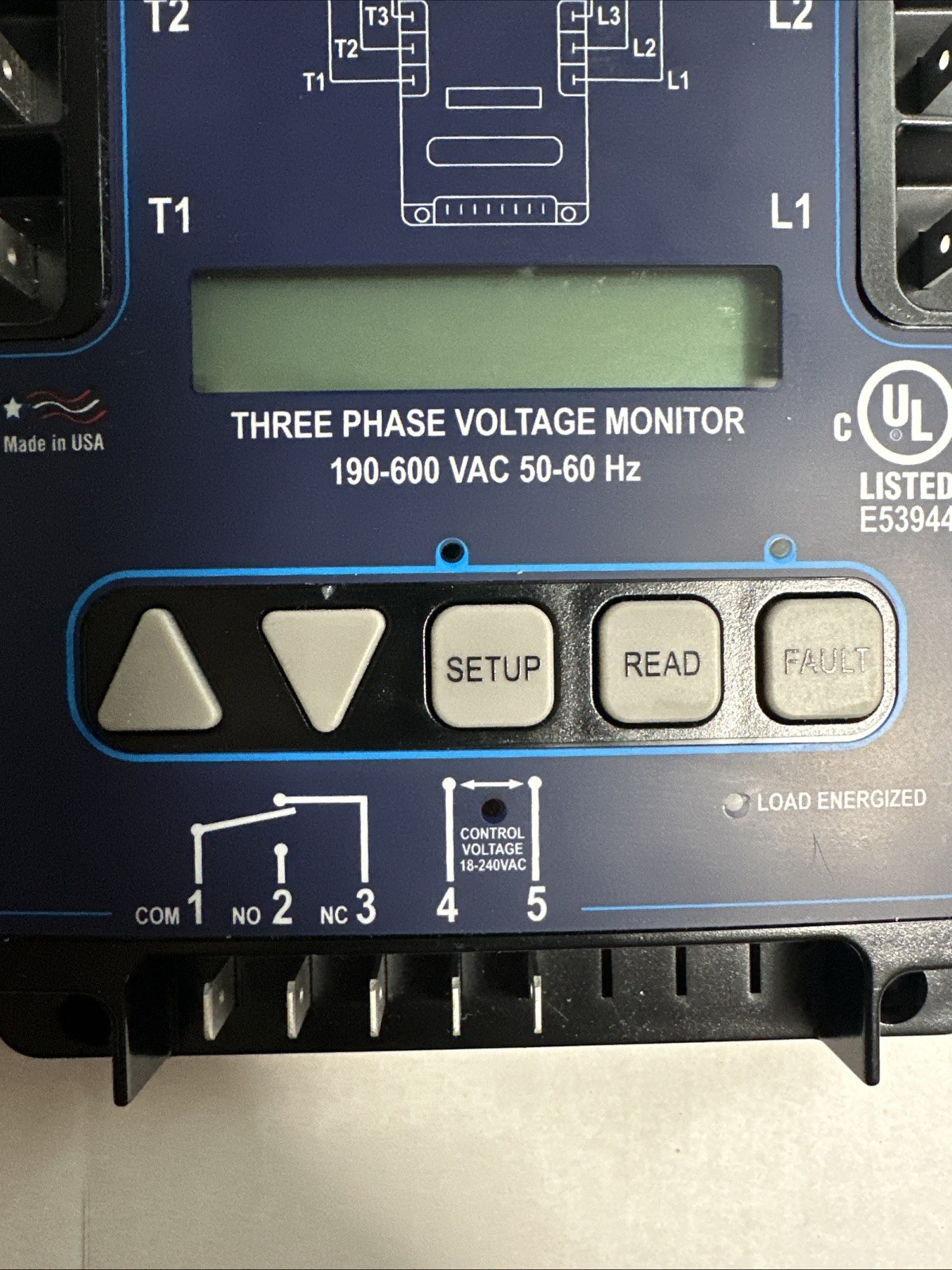 ICM Controls ICM450A Programmable 3-Phase Line Voltage Monitor 190-600VAC
