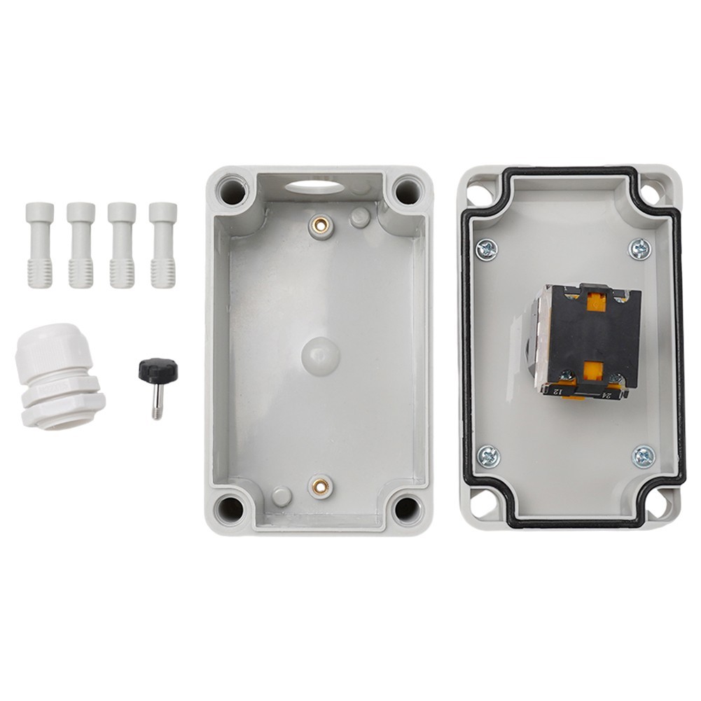 Brand New Button Box Switches Waterproof With Box 130*80*100mm 50mΩ Button