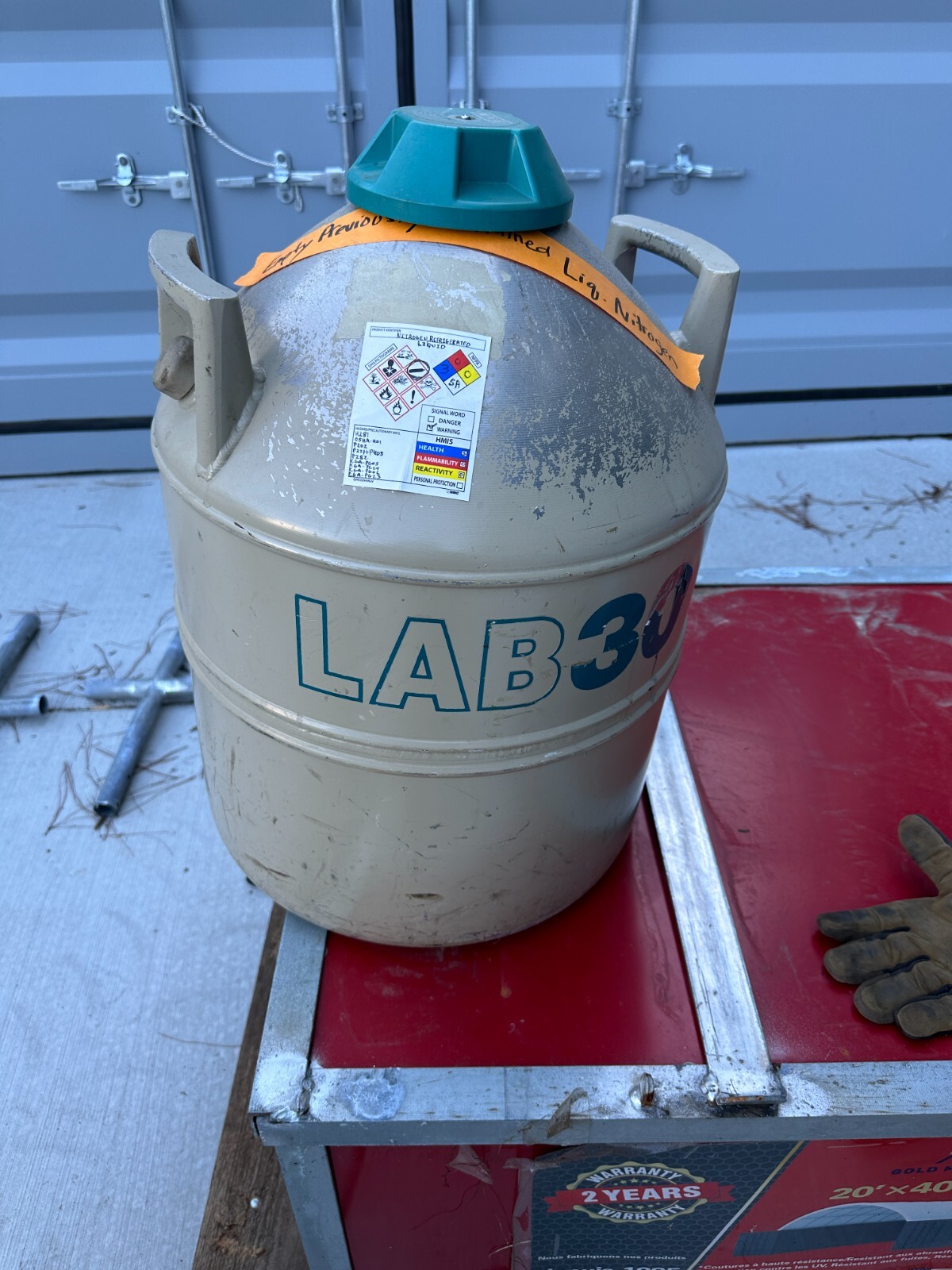 Lab 30 30L LN2 Storage Container