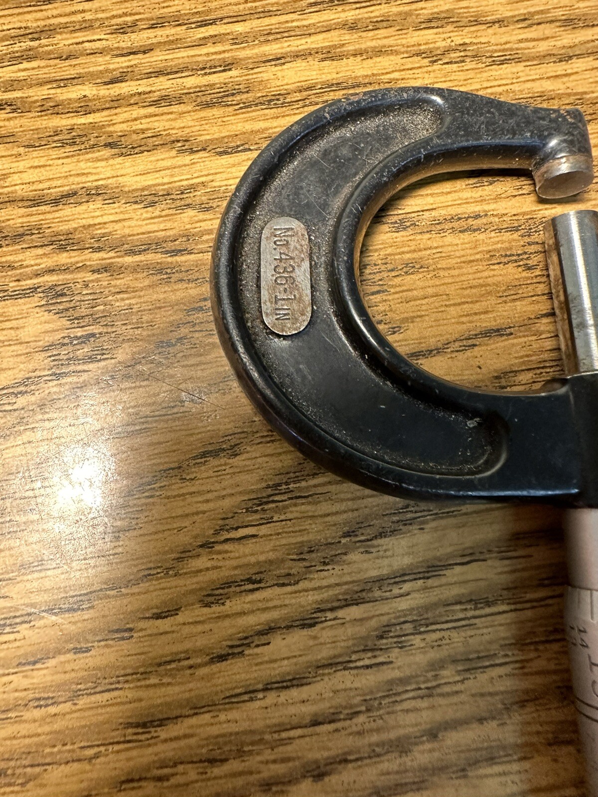 VINTAGE STARRETT 436 MICROMETER: RATCHET STOP, RING LOCK USED EXCELLENT