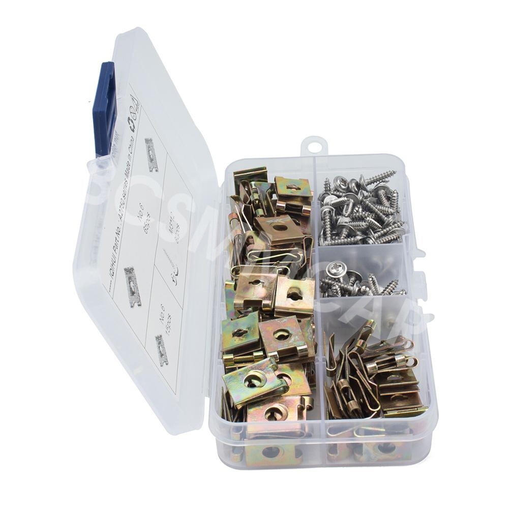 Speed Fasteners U Nuts Self Tapping Screw Spire U Clips For Car Interior Panels