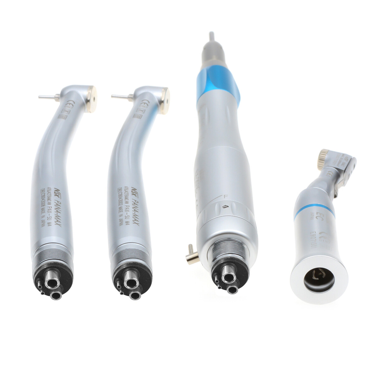 NSK Style Dental High Low Speed Handpiece Kit 4H Push Button with Aluminum Case