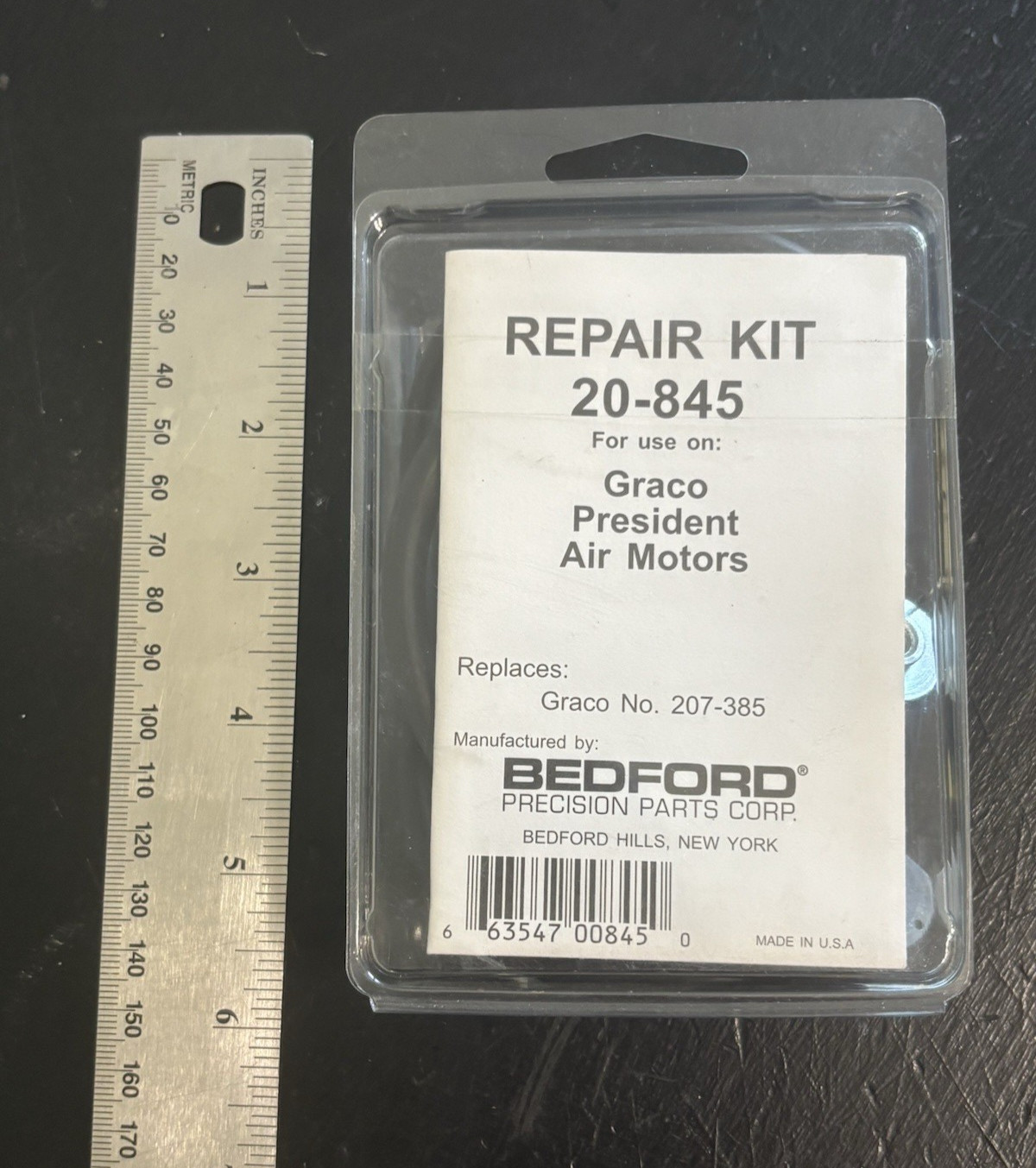 President Air Motor Kit Replaces Graco 207-385 – Bedford Repair Kit 20-845