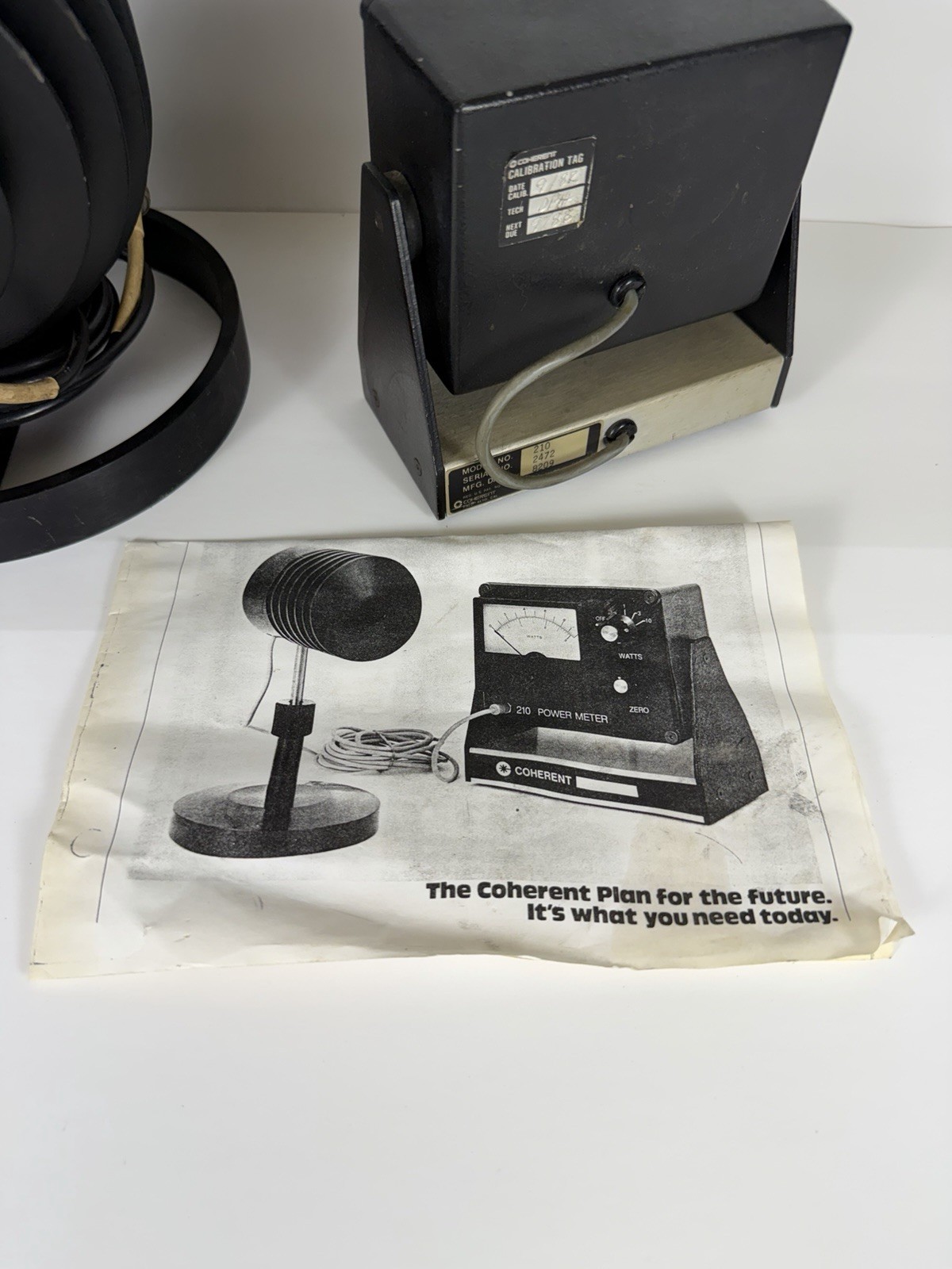 Coherent 210 Laser Power Meter With Original Brochure / Manual OEM