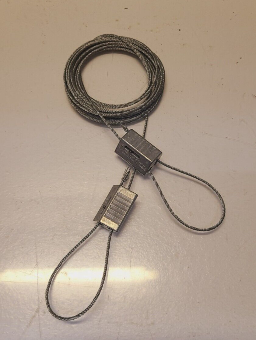 4 Qty. of Rize 100 Fasteners 10′ Looped Cable Hanging 10′ Long (4 Qty)