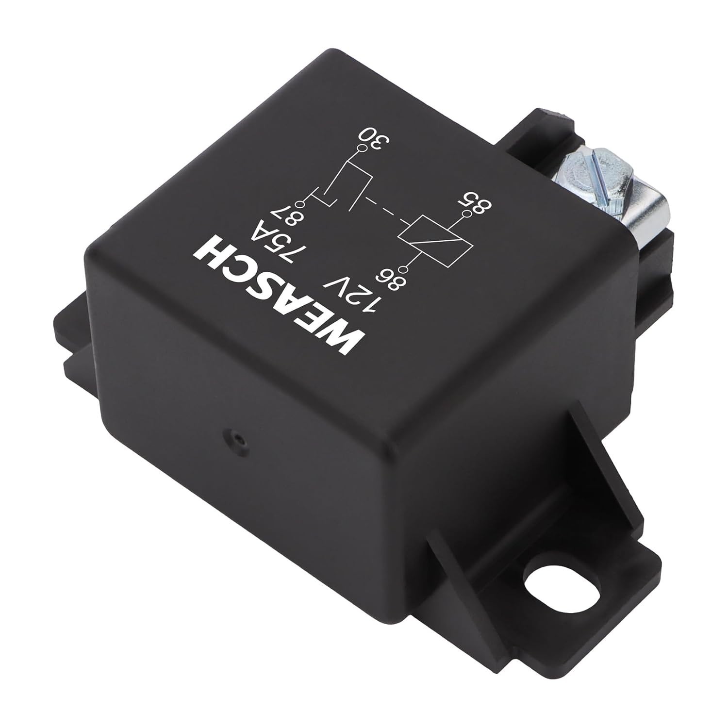 Normal Open Power Relay 12V 75A for Starter, Surface Mount, 3 Terminals