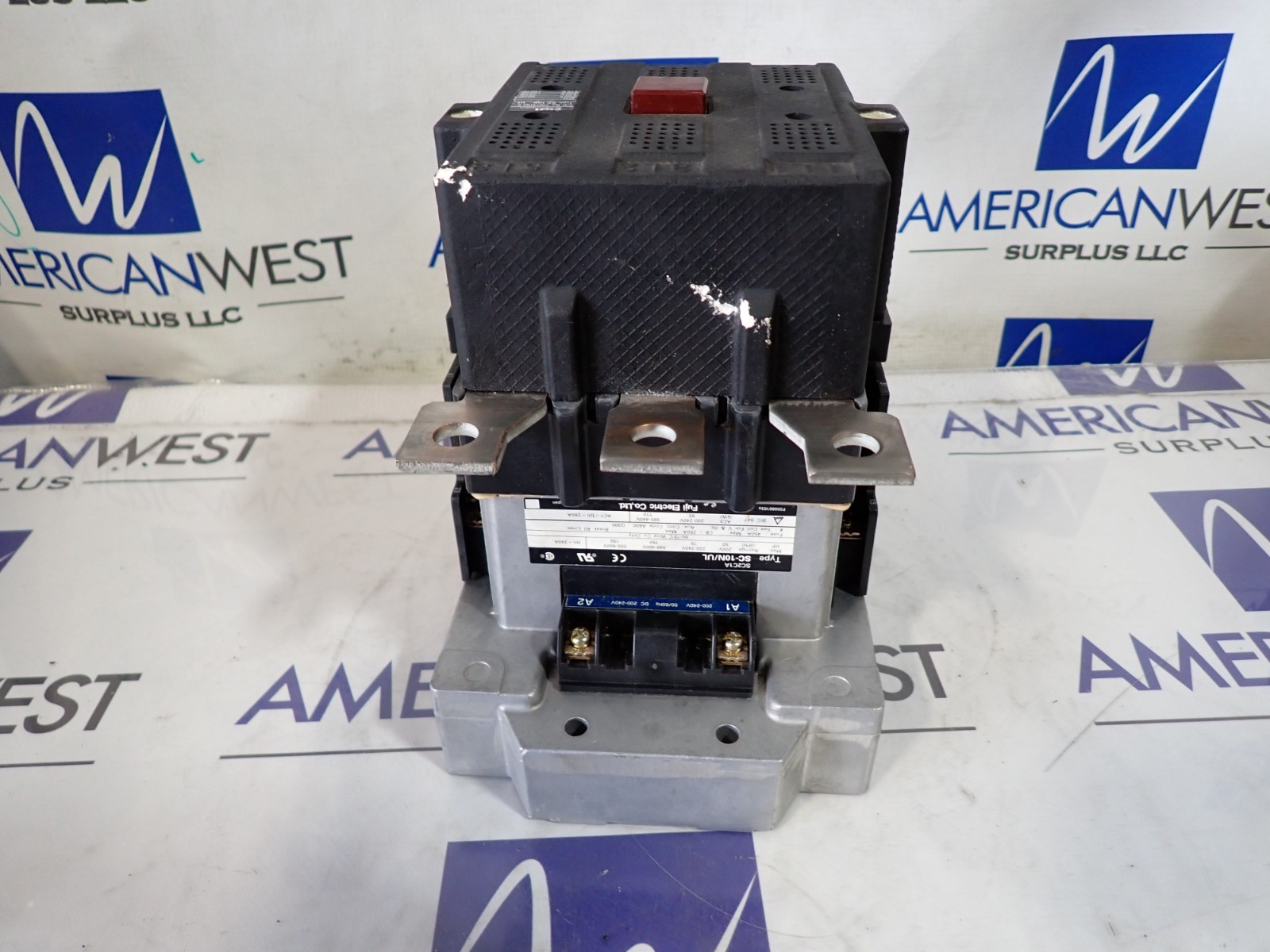 FUJI 3 Phase Contactor SC-10N 150 HP 460 volt 1NC4HO 240V AC or DC Coil CON609