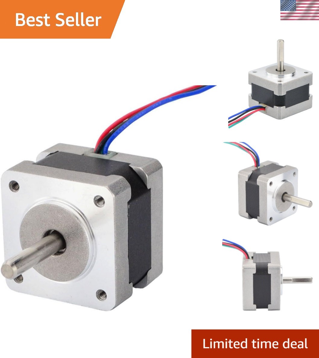 Stepper Motor NEMA 14 Bipolar 0.9 Deg 11Ncm 4-Wires 0.4A