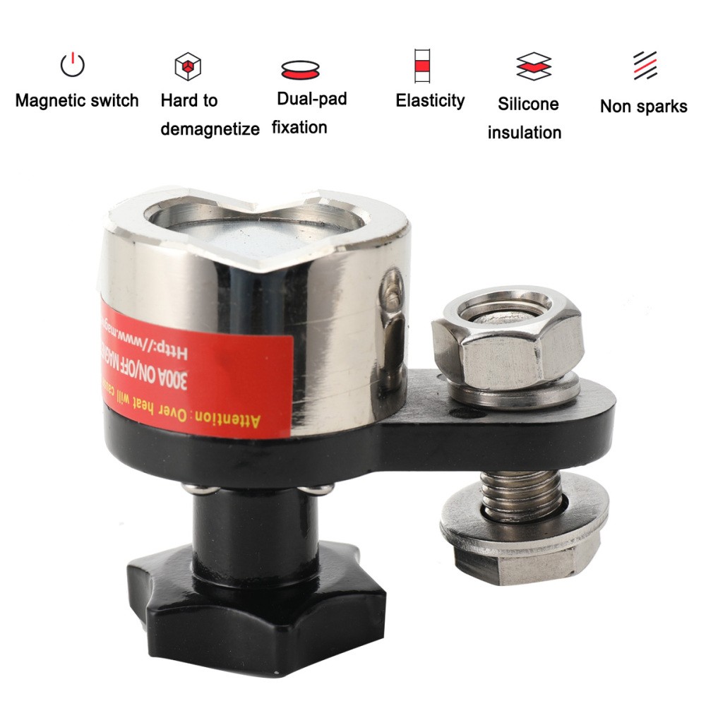 Magnetic Welding Ground Clamp 300A Grounding Magnet Connector Welding Machine