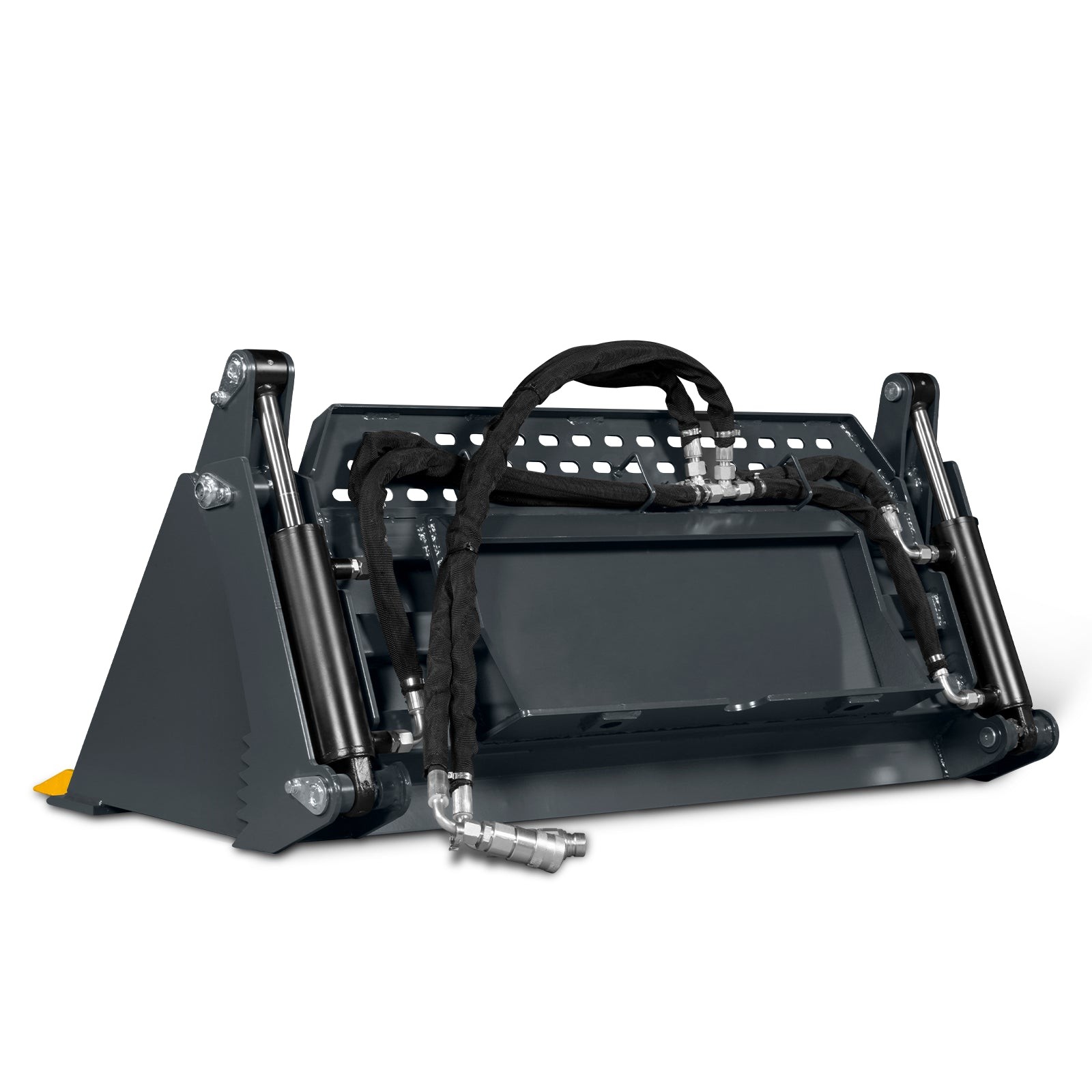 MechMaxx 44» 4-In-1 Combo Skid Steer Bucket Attachment With Quick Attach, BT44