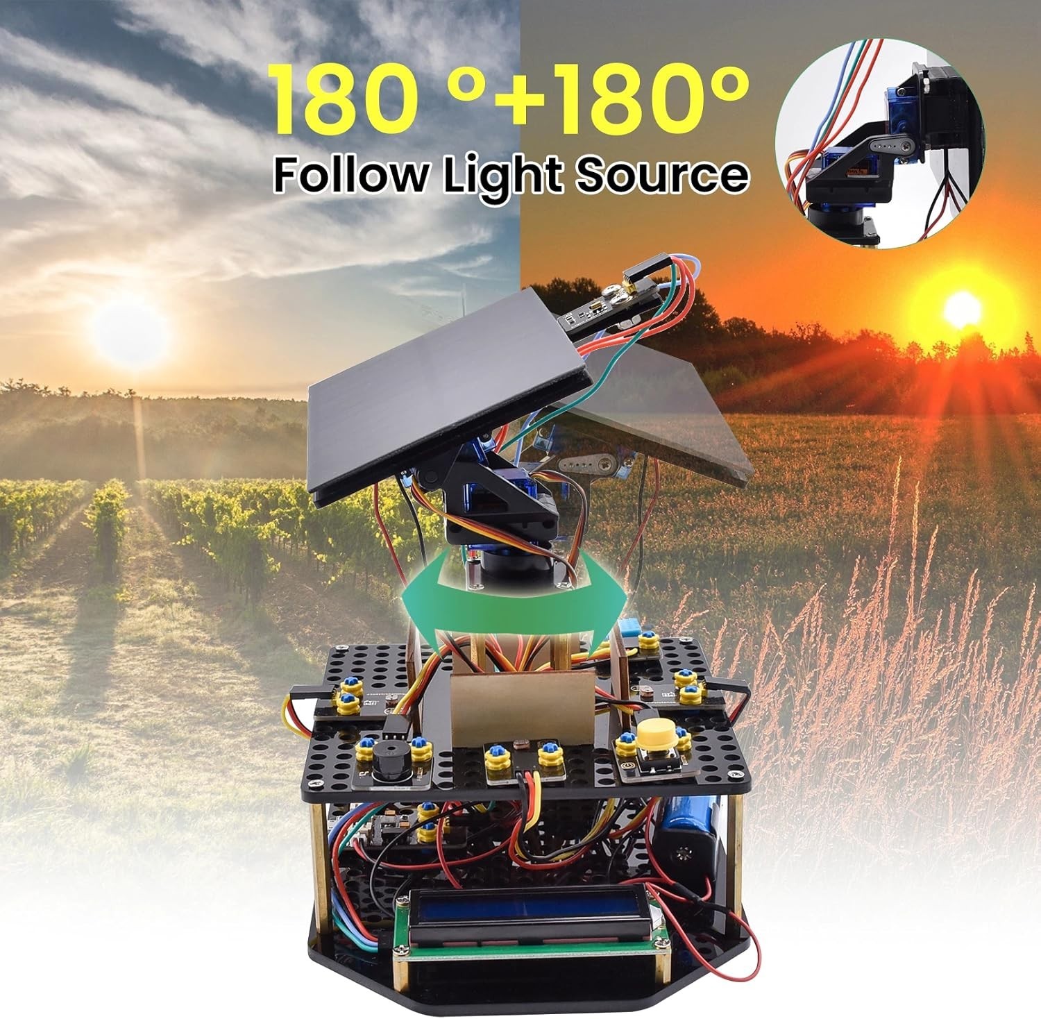 DIY Arduino Solar Tracking Kit for Teens & Adults – Hands-On Learning Experience