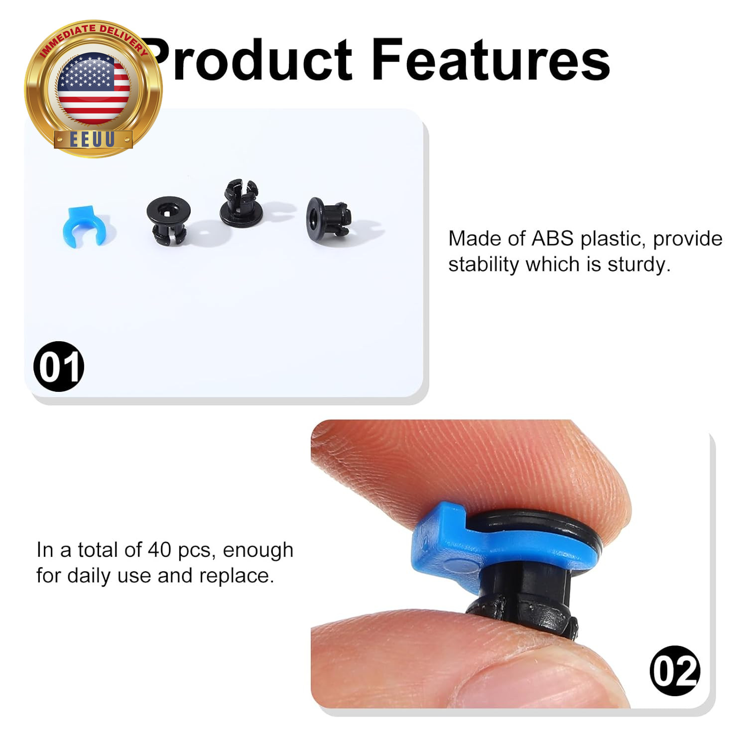 20Pcs Bowden Tube Coupler Collet Clamp Clip Bowden Collet and Clip Set Od 4Mm Co