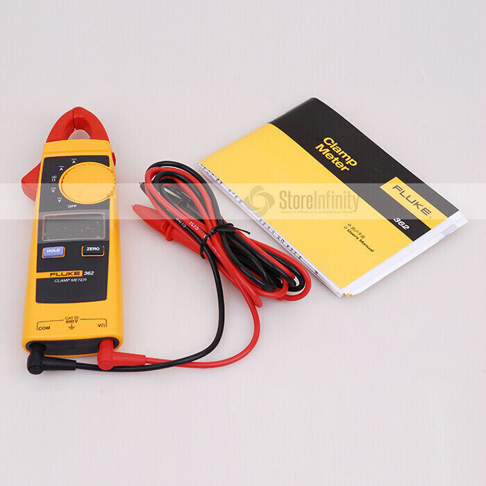 Fluke 362 Handheld Digital Clamp Meter AC/DC Current Voltage 200A 600V 18mm Jaw