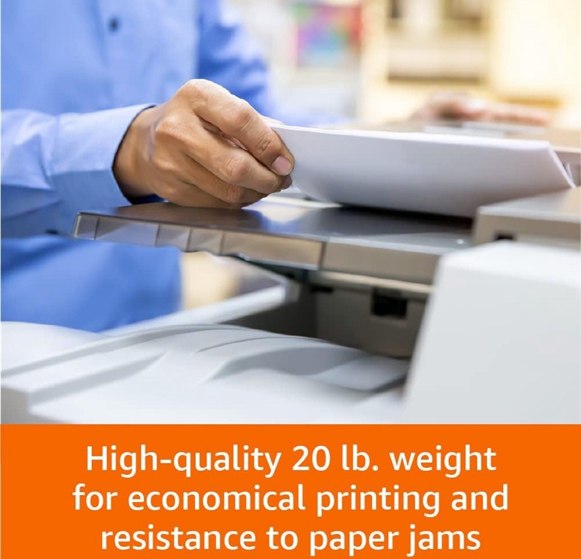 Amazon Basics Multipurpose Copy Printer Paper, 8.5 x 11 in, 20 lb, 5000 sheets