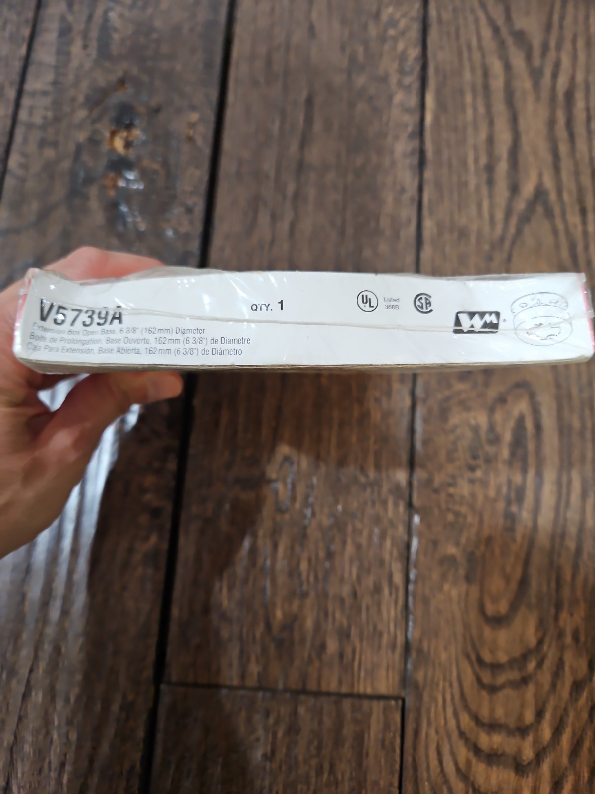 Legrand Wiremold V5739A Extension Box Open Base 6 3/8″ Diameter (NEW IN BOX)