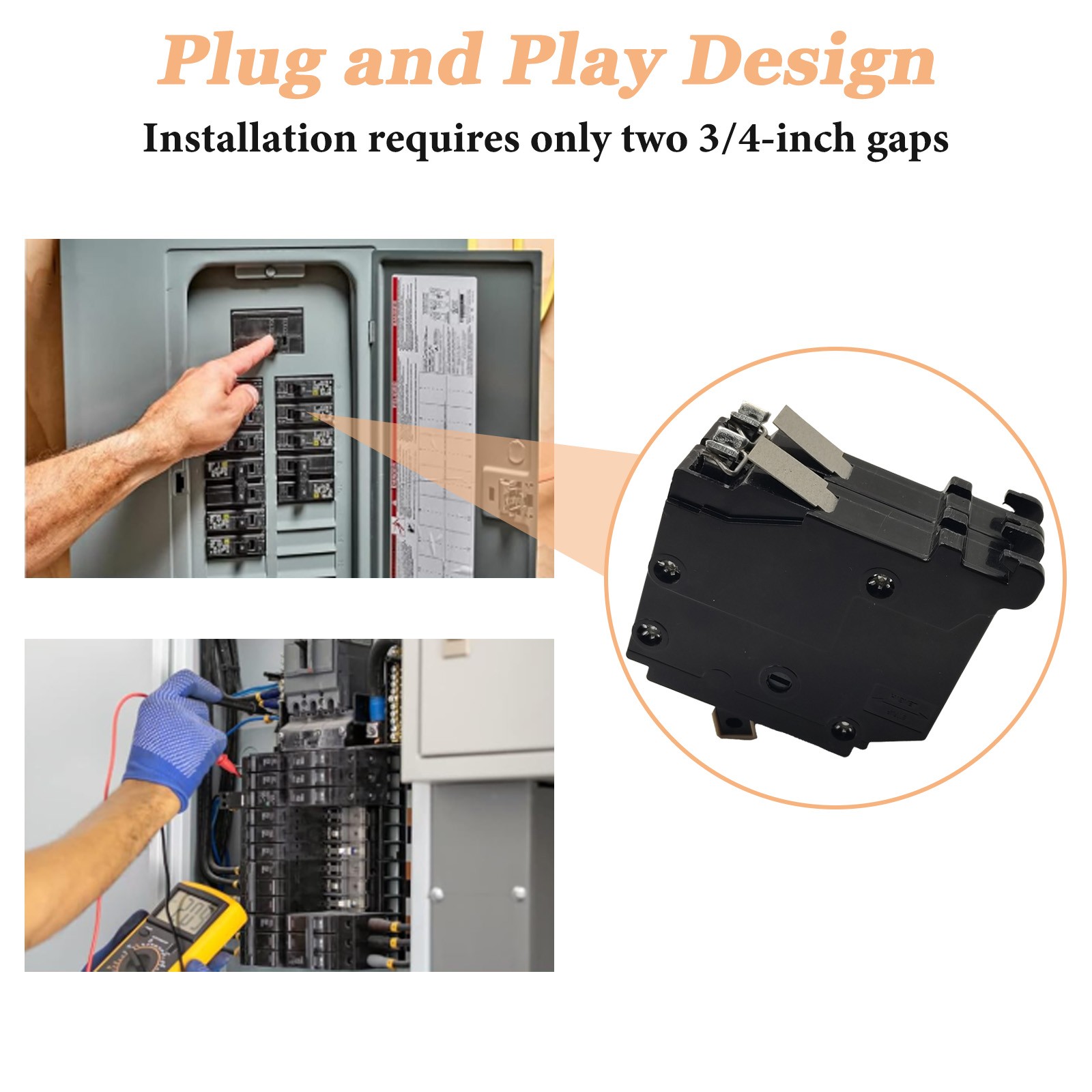 Upgrade 2100 2-Pole 100 Amp Circuit Breaker for Cutler Hammer Load Centers