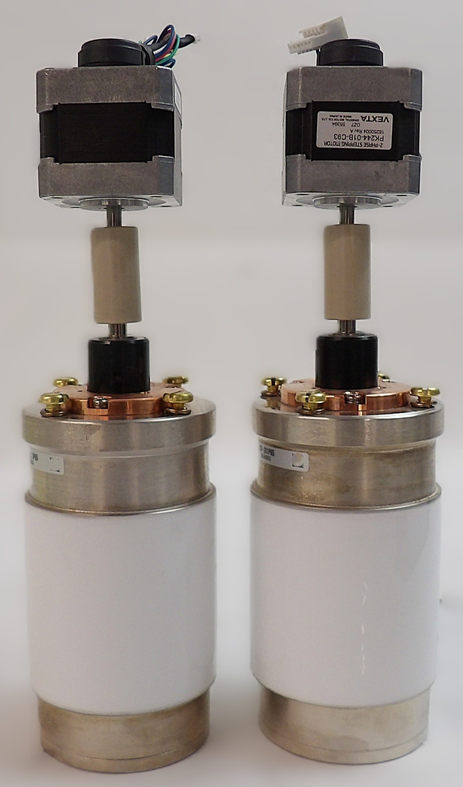 Meiden SCV-1525P65 SCV-201P65 Variable Vacuum Capacitor Lot of 2 Working