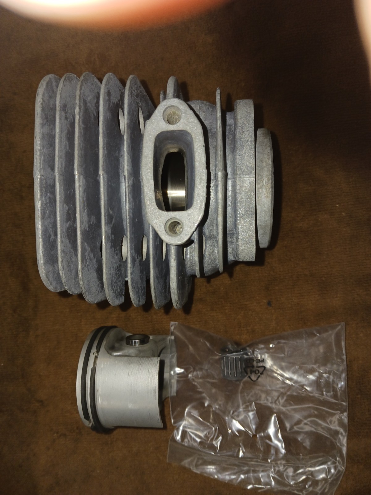 NEW OEM HUSQVARNA CYLINDER, PISTON, AND RINGS FOR A 272K DEMO CUT-OFF CHOP SAW