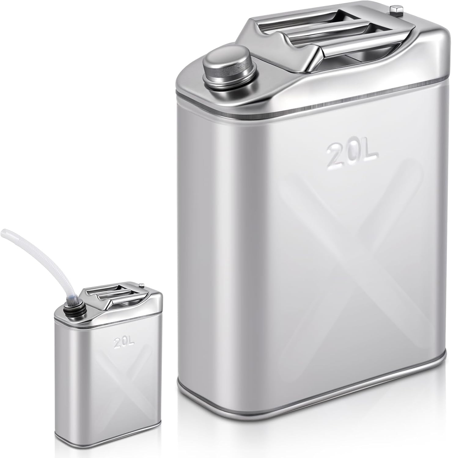1 Pcs 5 Gallon Stainless Cooking Oil Storage Can Commercial 304 Food Safety