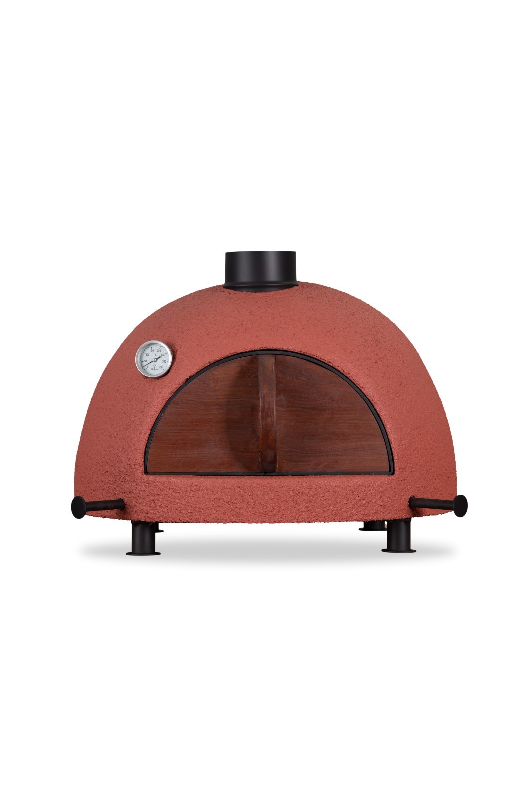 Clay Pizza Oven 28″ Wood Fired handmade in Portugal 220lbs Grey, Black or Red