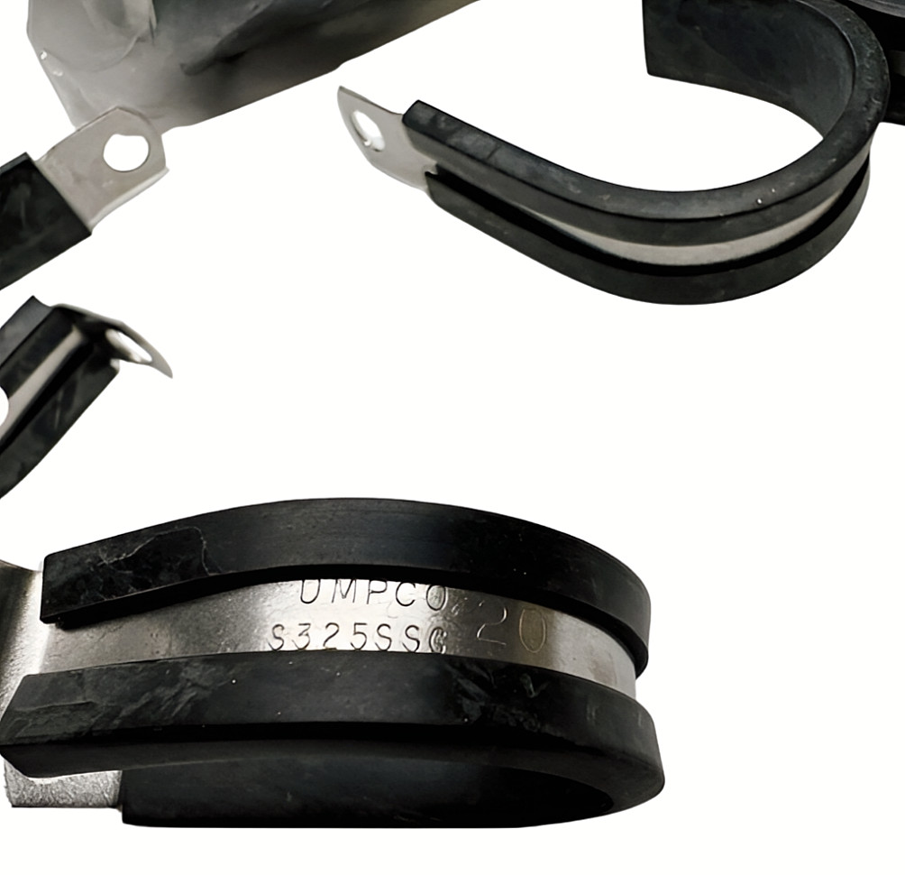 (Pack of 50) Umpco S325SSG20 SS Cable Cushion Clamp 1-1/4”, S325SSG 20