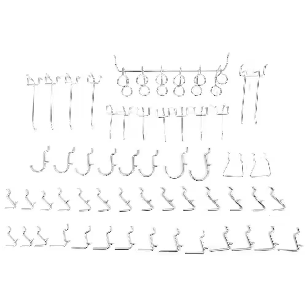 Pegboard Accessory Kit, 50-Piece