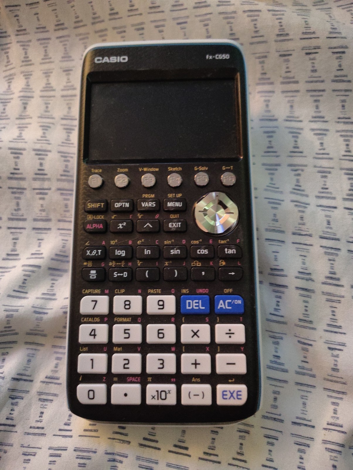 Used CASIO fx-CG50 scientific calculator Color Display USB Japan with case.