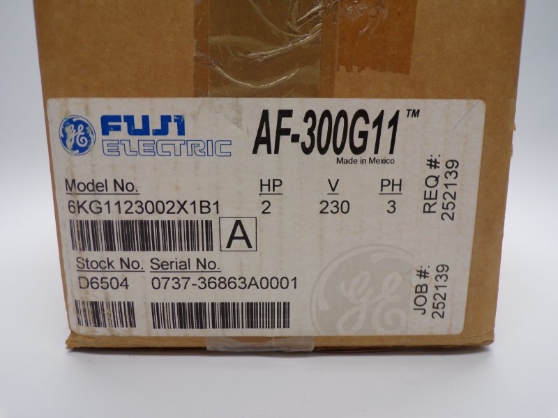 FUJI ELECTRIC AF-300G11 6KG1123002X1B1 230V 8.6A NSMP