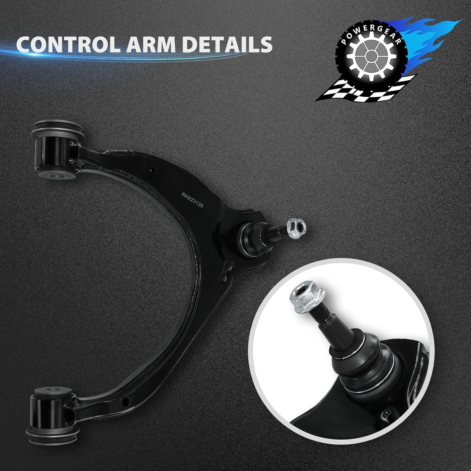 Front Upper & Lower Control Arm Fit for 15-20 Chevy Tahoe