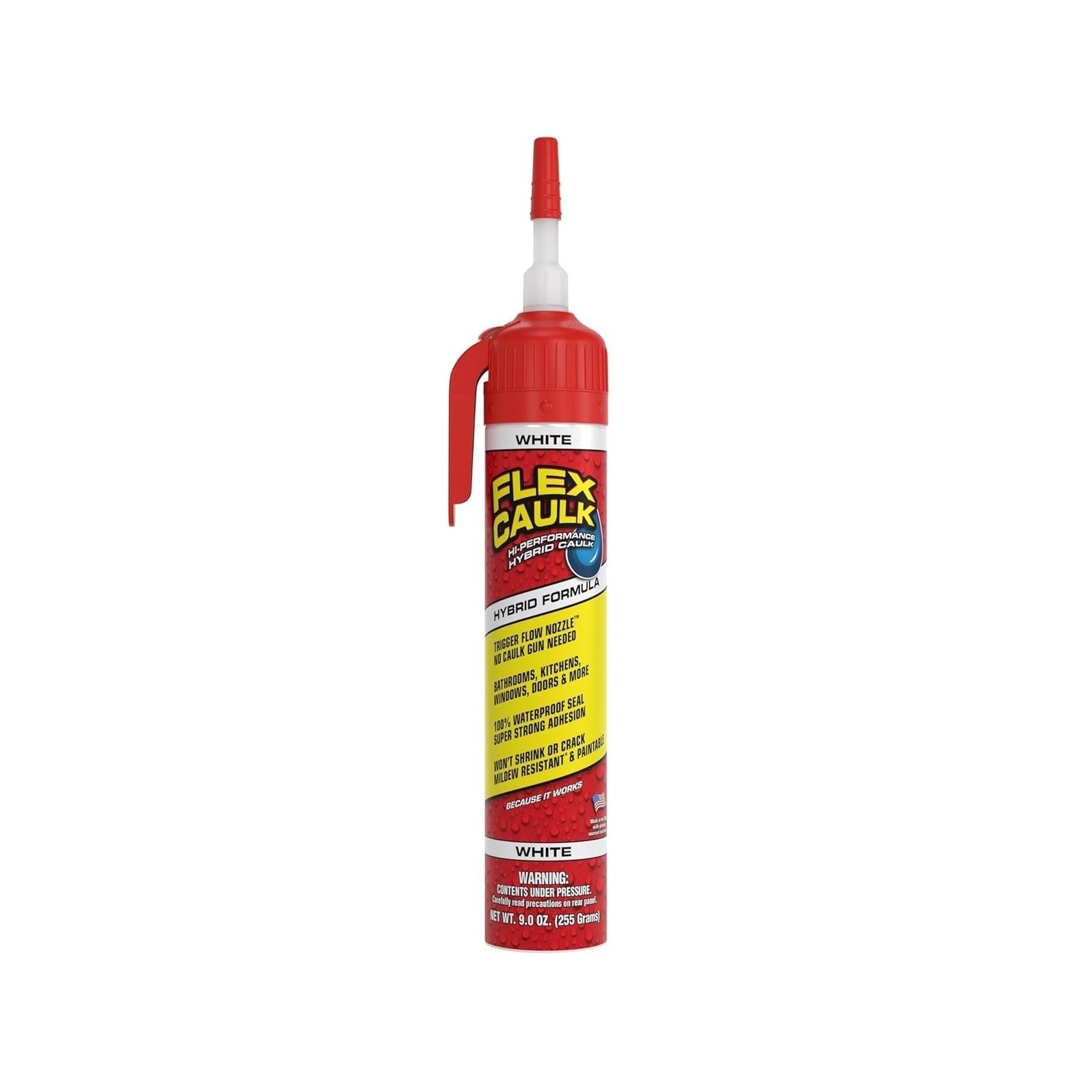 Flex Caulk, Waterproof & Weatherproof Hybrid Polymer Sealant, S… USA FAST SHIP