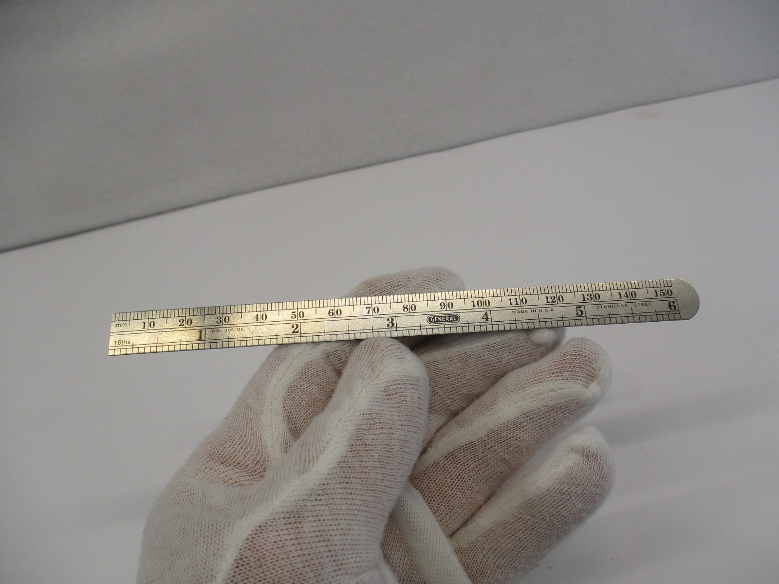 (3) 6″ Scales Ruler Rule Scale GENERAL 305 ME, PEC Tools 5R, Executive SS USA VG