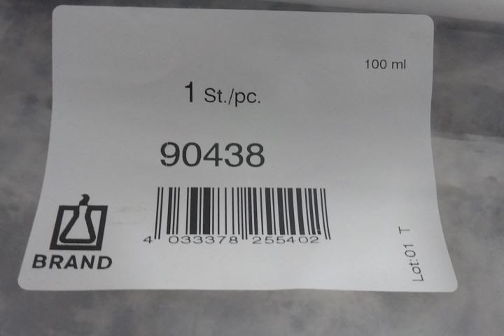 Cole-Parmer 036.100 100 mL 3.381 Oz Capacity 24 In Overall L PTFE Dipper